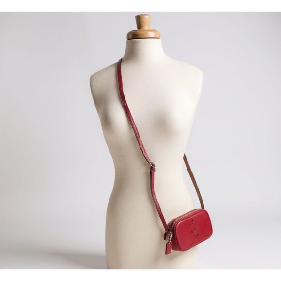 Coach x Peanuts Snoopy Red Leather Mini Crossbody Bag NWOT Rare Limited Edition - Picture 2 of 16